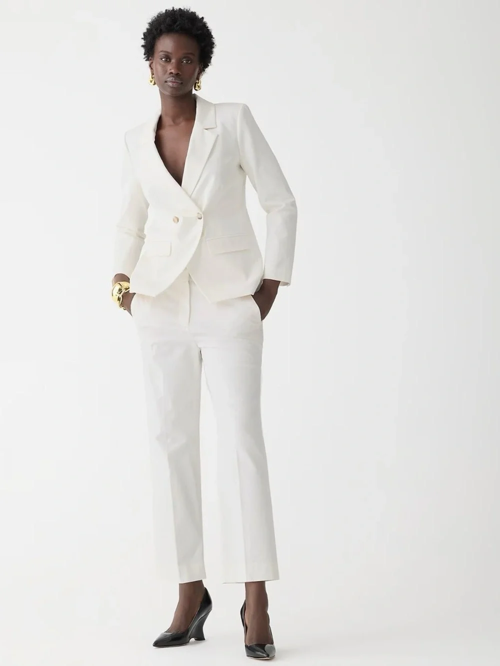 J Crew Kate Pant in White